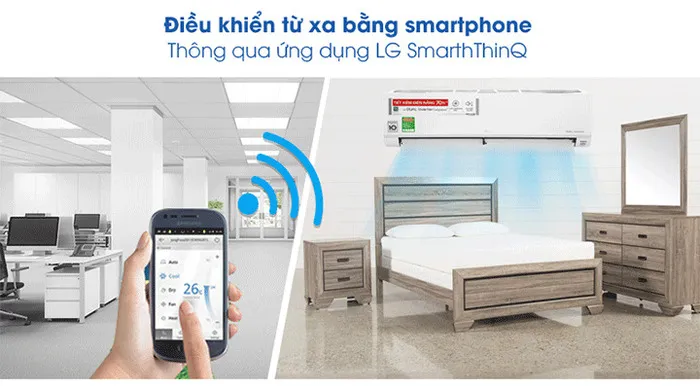 Điều khiển từ xa qua ứng dụng ThinQ